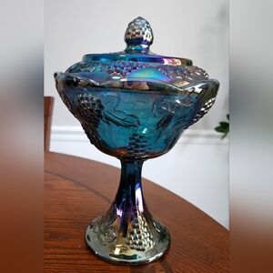 Indiana Glass Covered Compote